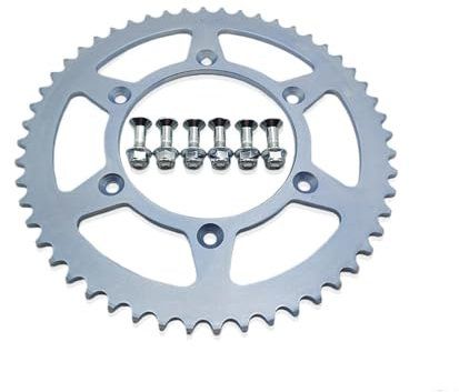 MEUIXT Motorrad-Stahlkettenplatte, Kettenrad, Antriebsrad, kompatibel mit EXC EXE SXS SX XCW MXC LC4 SMR LSE 125 250 350 450 Motocross(52T)