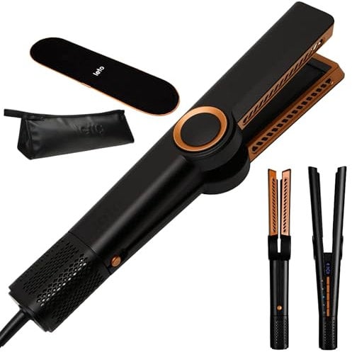 Leto Hairstrait 2-in-1 Haarglätter & Föhn – Luftstyling, Ohne Hitzeschäden, Frizz-Kontrolle, Nass zu Trocken