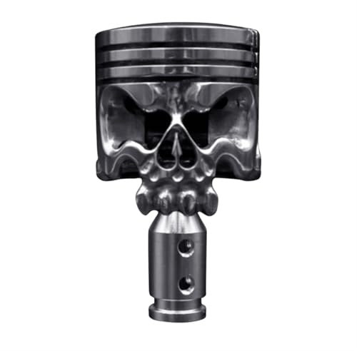 Hguvsjd Auto Schaltknauf 50JA Durable Edelstahl Shifter Stick Knopf Schalthebel Griff Motorrad Kolben Für Manuelle Automatische Übertragung Automatik Schaltknauf(C)
