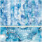 Scrapbook Papier Block 15,2x15,2 cm, 24 Blatt Aquarellblau muster Ein-seitig Bastelpapier, Vintage Kartenpapier Dekorpapier Block für DIY Kunsthandwerk Scrapbook Tagebuch Geschenkkarten