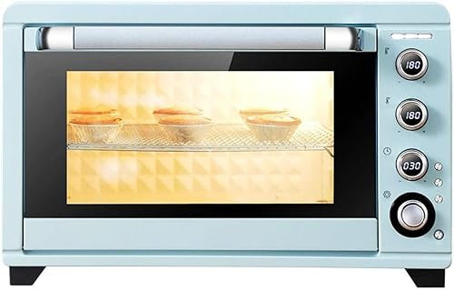 LABLADUO Air Fry Toaster Oven, Mini Oven, 45L Super-Capacity Convection Oven Electric Oven, 4-Layer Grill Barbecue Oven Pizza Oven Happy Life