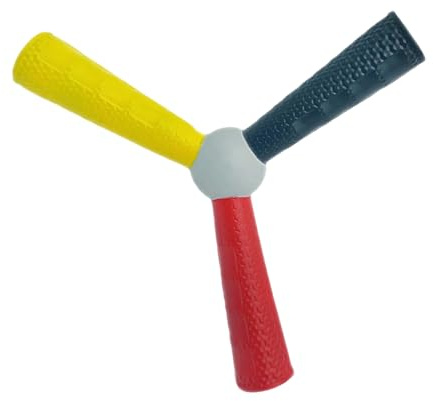 Bâton de lancer tricolore Trois Couleurs, Haute Flexibilité, Doux Et Sûr | Outil De Coordination Œil-Main Pour Pratique Football Soccer Filet Intérieur Et Extérieur