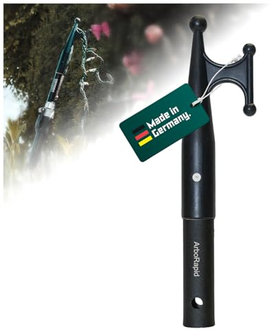 BERGER ArboRapid Mehrzweckhaken 5478 | Aluminium Teleskopstangenaufsatz | 30cm Bootshaken zum Ziehen, Befestigen & Aufhängen | Für Garten, Wassersport & Dekoration | Für ArboRapid Teleskopstangen