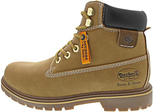 Dockers by Gerli Herren Stiefel golden tan EU 42