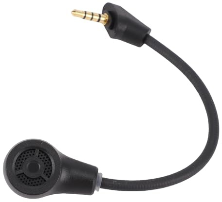 Plyisty Game-Mikrofon-Ersatz für Cloud Alpha Wireless Gaming Headset, 3,5 Mm Abnehmbares Boom-Mikrofon