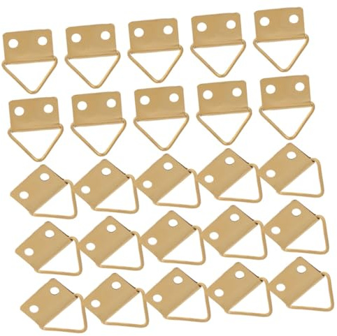 POPETPOP Lot de 150 Crochets Muraux Invisibles Triangulaires en Métal pour Supports Cadres Photo Cintres Muraux Stables pour Tableaux et Peintures à L’Huile Fixation Murale Robuste pour