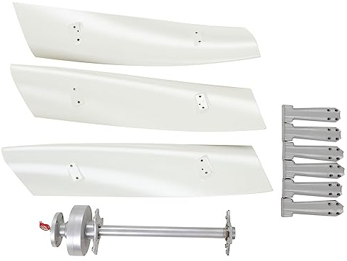 Jeffergarden Kit Turbina Verticale a Bassa velocità Iniziale del, Generatore Eolico Maglev con Controller per la Casa 800 W, Ampio Utilizzo in Marittime, Fattorie (12V)