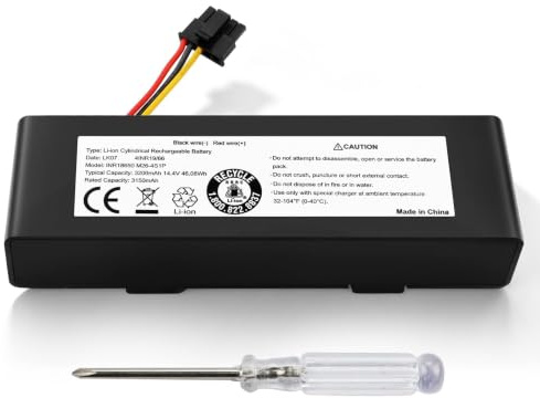 ANTIEE Vacuum Cleaner Batería para Conga 3290 3390 3490 3590 3690 3790 3890 Series Aspiradora robótica 14.4V 3200mAh