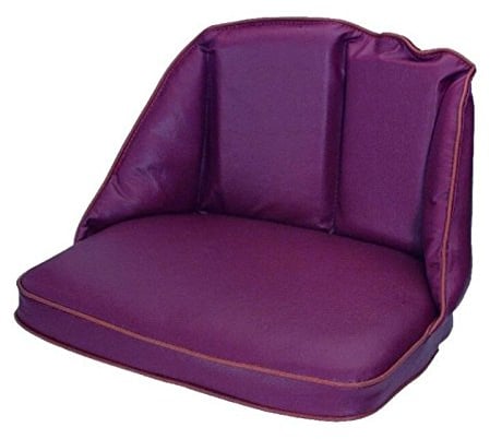 Schleppersitzkissen 30cm, Modern, Metall, Schaumstoff, Lila, Lehne, Bürostuhl