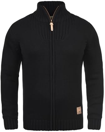 !Solid SDPoul Herren Zip-Jacke Pullover Zipper Grobstrick