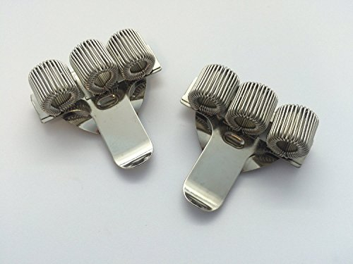 Janrax Stiftehalter aus Metall mit 3 Löchern und Taschenclip – Ärzte, Krankenschwestern, Uniform etc