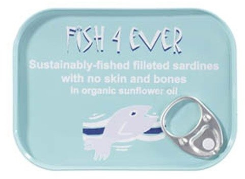 Fish4Ever Whole Sardines in Org S/F Oil 120g X 5 (Pack of 5)