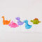 Smiling Faces Birthday Candles for Cake Topper Decoration Design Animals Pirate Football 1 30 40 50 21 Number Candle Easy Use Perfect for Parties Special Occasions – Dinosaur