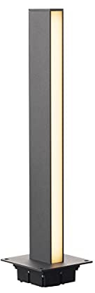 SLV 232165 H-Pol Single Pollerleuchte, 3000 K, Lang, 18 W, Anthrazit, 16.5 x 16.5 x 66 cm