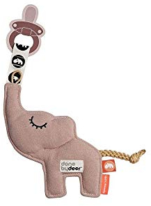 Done by Deer Cozy keeper Elphee - Schnullerhalter - Rosa