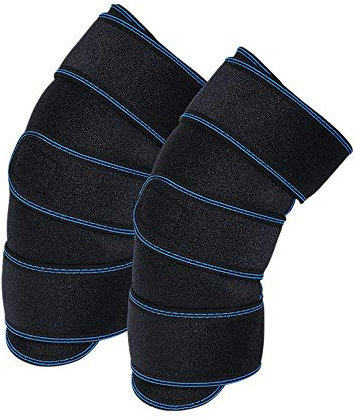 Rodillera La rodilla de la motocicleta de ratón adulto ajustable transpirable fibra de aramida fuera de la carretera de la motocicleta bicicleta de montaña ciclismo patinaje polainas Cojín De La Prote