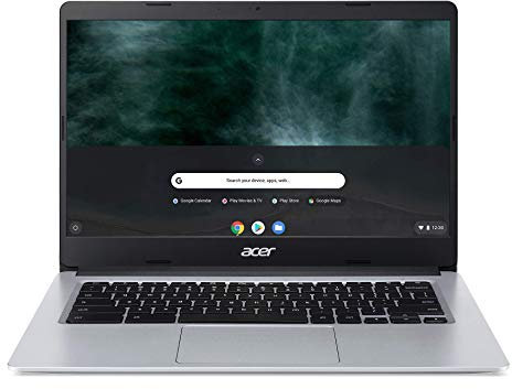 Acer Chromebook 314 CB314-1HT-C7GS Ordinateur Portable Tactile 14'' HD, PC Portable (Intel Celeron N4020, RAM 4 Go, 64 Go eMMC, Intel UHD Graphics 600, Chrome OS) - Clavier AZERTY, Laptop Gris Rosé