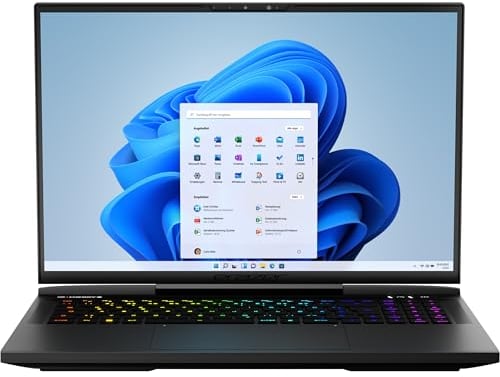 ERAZER Beast X40e 43,2cm (17 Zoll 240Hz) QHD+ Gaming Laptop (Intel Core i7-14700HX, 16GB DDR5 RAM, 1TB SSD, GeForce RTX 4070 8GB GDDR6, Win 11 Home)