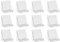 OSCO Clear Acrylic Smart Phone Holder | 12 Pack | Mobile Stand | Cell Phone Dock | Device Cradle | H9 x W8.5 x D7.2 cm |