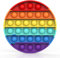 Bdwing Silikon Push and Pop Bubble Sensorisches Spielzeug, Pop Fidget It,Angst Relief Finger Autismus Besondere Bedürfnisse Entpacken Stressabbau Reliever für Kinder und Erwachsene(Color-Round)