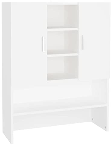 Waschmaschinenschrank Weiß 70,5x25,5x90 cm