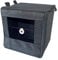 GM&BW Schleuder Catchbox Target Box Schleuderziel von zum Recycling der Bälle für Übung und Jagd, tragbar und faltbar (25x25x25cm Schwarz)