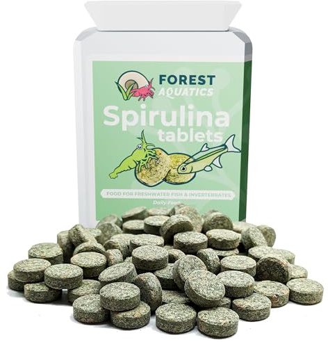 Forest Aquatics Spirulina Fish Food Tablets For Aquarium Fish & Bottom Feeders 80g