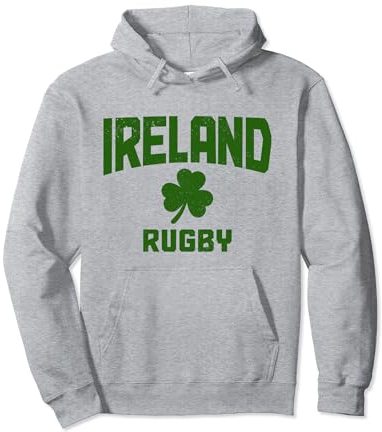 Irland Rugby Irish Shamrock Green St. Patricks Day Pullover Hoodie