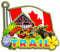 Trail Canada Magnet Kühlschrankmagnet Holz 3D Sehenswürdigkeiten Reise Sammlerstück Souvenirs Dekoration handgefertigt -2158