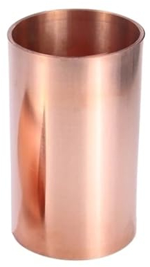 WUDOLI lámina Plana Cobre púrpura 1 Metro 0,1mm 0,2mm 0,5mm 1mm T2 lámina de Cobre Puro Tira de Placa de Cobre Placa de Cobre Piel Cobre Rojo Materiales Cuadrados (Size : 0.2mmx100mmx1Meter)