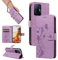 SRISHP Cover per Xiaomi 11T Pro/Xiaomi 11T, Magnetica Cover a Libro con Slot per Schede, Custodia in PU Pelle Portafoglio per Xiaomi 11T Pro/Xiaomi 11T, Viola