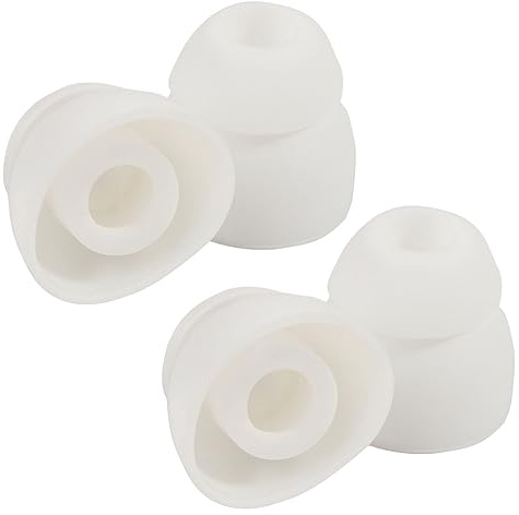 YIZITU Ersatz-Ohrstöpsel mit Doppelflansch, Silikon-Pads für In-Ear-Kopfhörer, 4,5 mm