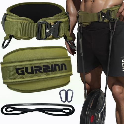 Weight Lifting Belt Gym Fitness with Quick Locking, Dip Belt with rope, Weighted Pull Up Belt for Gym Fitness Powerlifting Squat