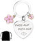 Fyshird Schlüsselanhänger Damen Herz Pass auf dich auf Geburtstagsgeschenk Hochzeitsgeschenk Weihnachtsgeschenke für Frauen Freundin Mama mit Geschenkbeutel