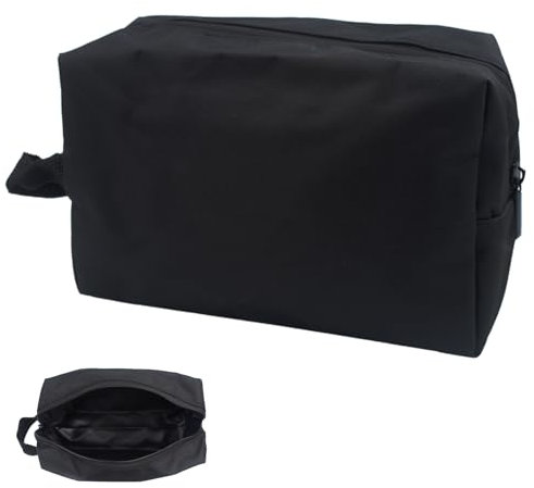 1 pièces Trousse de Toilette,Trousse Maquillage,Trousse de Toilette Voyage pour Homme et Femmes,Multifonction Sac Organisateur, pour Les Voyages, Le Camping(Noir