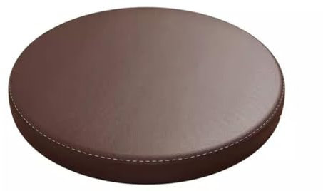 35 * 35cm Barhocker-Kissen rund Sitzkissen aus Memory-Schaum PU-Leder Stuhlpolster für Esszimmer und Küche dick Sitzkissen für Indoor Outdoor mit Rutschfester Rückseite