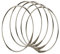 aiyraa 5 Stück Warenring Schlüsselring 150mm Leibchen Ring mit Schnellverschluss für vielseitige Anwendungen – Ideal für Schlüssel, Organizer und mehr (XL)