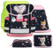 Belmil Schulranzen Set 403-13/AG/S/R 5 - teilig ergonomischer Schulranzen Set mit Regenschutz 1. klasse 2. klasse 3. klasse - Super Leicht 930-990 g/Grundschule (Cute Kitten 2)