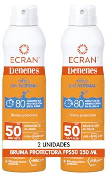 Ecran Denenes - Bruma Solar Niños FPS50 Piel Normal - Pack 2 x 250 ml
