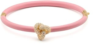 kate spade new york Double Knot Pave Hinged Bangle
