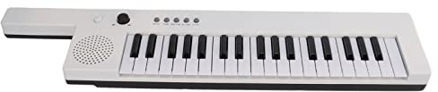 Fockety Mini-Keytar-Gitarrentastatur, Tragbare Elektronische Orgel mit 32-Noten-Polyphonie Zum Üben zu Jeder Zeit (BF-3755 weiß)