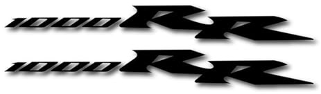 Adesivo decorativo Per Honda CBR 1000 RR 1000RR CBR1000RR Adesivo Riflettente Per Moto(Black)