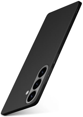 moex für Samsung Galaxy S26 Plus Hülle Ultra Dünn, Schutzhülle mit erhöhtem Kameraschutz, Slim Cover Hardcase Backcover, Dünnste Handyhülle Minimalistisch Alpha Case, Matt Schwarz