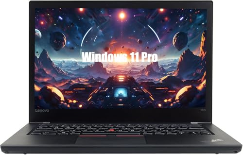 Lenovo Thinkpad T470 - Computer portatile professionale, 14 HD (1366 x 768), Intel Core i5-6300U, 8 GB di RAM, SSD da 256 GB, tastiera QWERTY americana, Windows 11 Pro (ricondizionato)