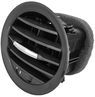 TILIEINE Bocchetta Aria Condizionata Misura per Opel Adam Corsa D MK3 A/C Air Vent Copertura Griglia di Uscita Nero/Cromo 13417363 2201099 13365420(1Pc Chrome)