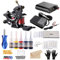 Stigma Tattoo Maschine Set Komplett Anfänger Spule Tätowiermaschinen 5er Tattoofarbe 20er Tattoo Nadeln Netzteil Tattoo Maschine Kit TK-ST110