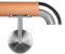 Buche Holzhandlauf 290cm, inkl. 3 Halter Holz Treppen Geländer Handlauf Endstück: gebogen flach