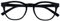 OPULIZE Blu-Lesebrille Blaulichtfilter Cool Rund Rahmen Federscharniere Verbessern Den Schlaf Computer Gaming Entspiegelt Schwarz Herren Damen B5-1 +1.00