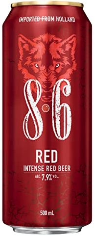 BIRRA BAVARIA 8.6-12 LATTINE DA 500 ML (8.6 INTENSE ROSSA)