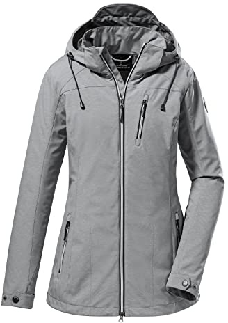 G.I.G.A. DX Damen Softshelljacke/Outdoorjacke mit abzippbarer Kapuze - GS 32 WMN SFTSHLL JCKT, dunkelnavy, 40, 38345-000